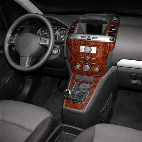Opel Zafira B 2006-2010 3D Cockpit Dekor Interieurleisten Set 4-teilig 2