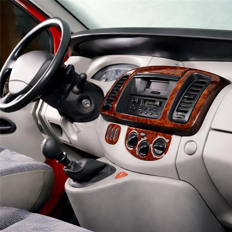 Opel Vivaro 2001-2006 3D Interior Dashboard Trim Kit Dash Trim Dekor 6-Parts