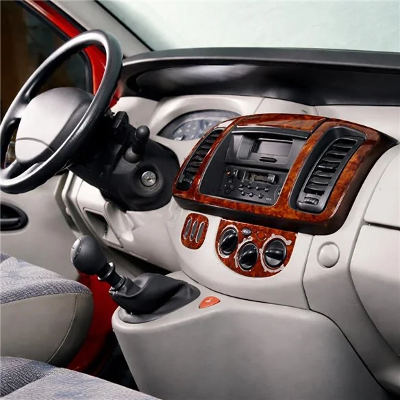 Opel Vivaro 2001-2006 3D Cockpit Dekor Interieurleisten Set 6-teilig