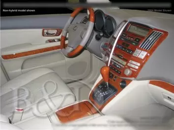 Lexus RX 400H 2006-UP Full Set, Automatic Gear, With Navigation Decor de carlinga su interior