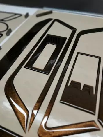 MAN TGE 2019 3M 3D Interior Dashboard Trim Kit Dash Trim Dekor 23-Parts