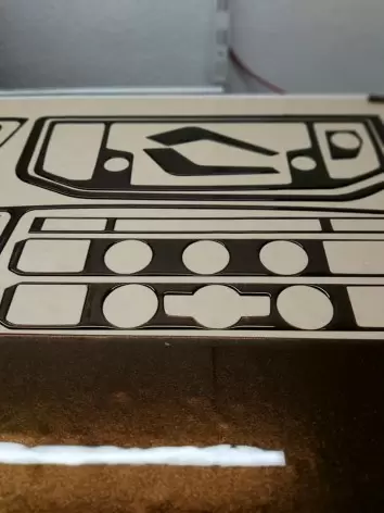 MAN TGE 2019 3D Decor de carlinga su interior del coche 29-Partes