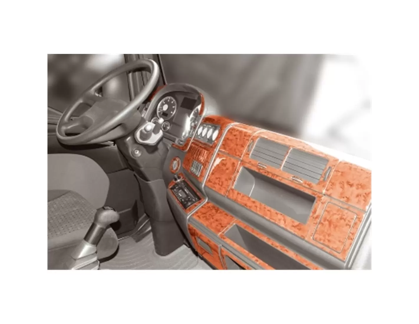 MAN TGL 09.2004 3D Decor de carlinga su interior del coche 66-Partes