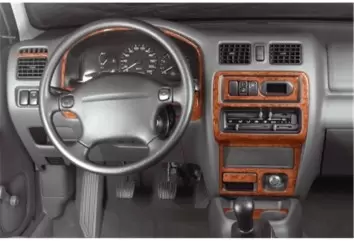 Mazda 323 01.1996 3D Decor de carlinga su interior del coche 8-Partes
