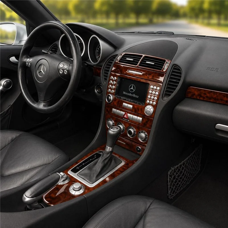 Mercedes SLK (R171) 2004-2010 3D interieur dashboard decoratieset dashboard decor 18-delen
