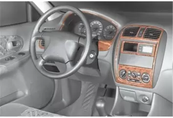 Mazda 323 FS 09.98-11.00 3M 3D Interior Dashboard Trim Kit Dash Trim Dekor 9-Parts