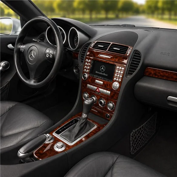 Mercedes-Benz SLK (R171) 2004-2010 3D Cockpit Dekor Interieurleisten Set 27-teilig