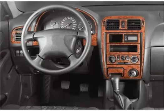 Mazda 626 08.97-05.04 3D Decor de carlinga su interior del coche 11-Partes