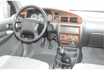 Mazda BT50 Pick-Up 06.99 - 12.06 3D Inleg dashboard Interieurset aansluitend en pasgemaakt op he 12 -Teile