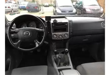 Mazda BT50 Pick-Up Full Set 07.06-12.10 3D Decor de carlinga su interior del coche 23-Partes