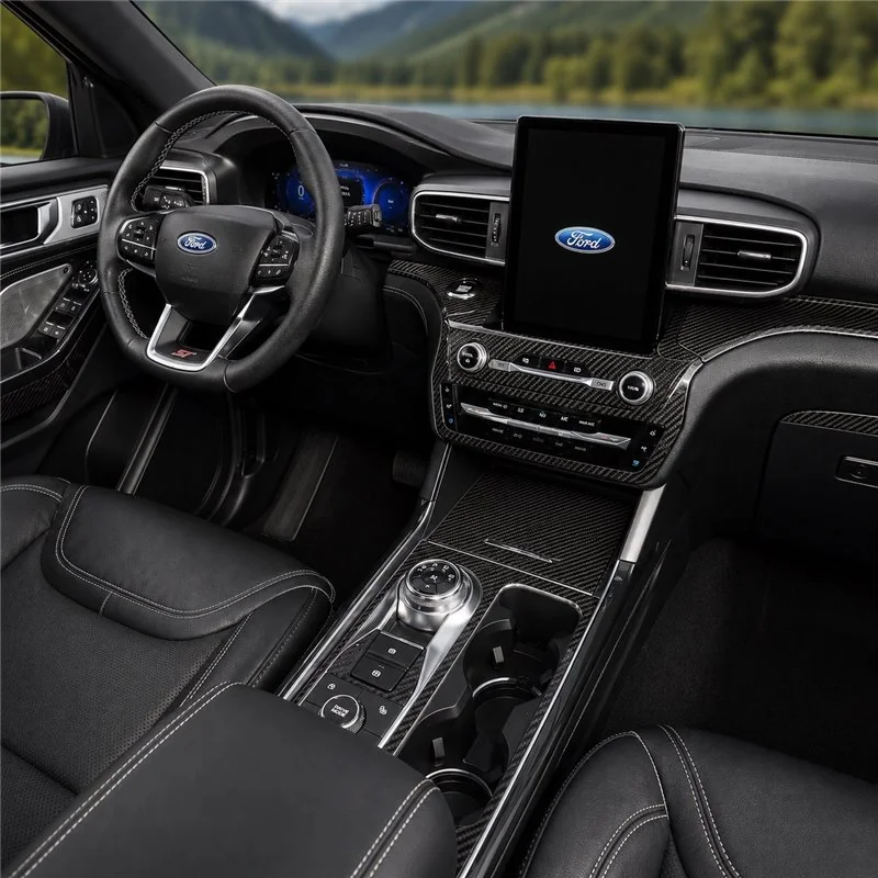 Ford Explorer 2020-2023 kit 3D de molduras interiores para salpicadero 32 piezas