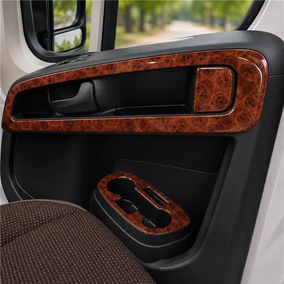 Fiat Ducato 2022 Türen 3D Armaturenbrett-Dekor-Set, 6 Teile