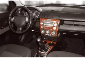Mazda Mazda 2 02.03-12.06 3M 3D Interior Dashboard Trim Kit Dash Trim Dekor 4-Parts