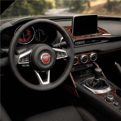 Fiat 124 Spyder 2012-2020 kit salpicadero 3D, 14 piezas