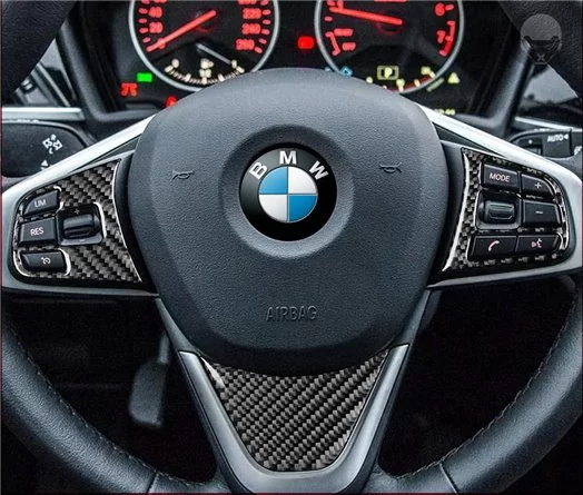 Mittelkonsole Armaturenbrett Abdeckung Kohlefaser-Optik Für BMW F32 F33  13-2019