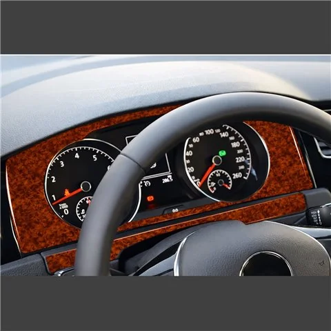 Volkswagen Golf VII 7 2012-2021 kit 3D de molduras interiores para salpicadero Kit Dash Trim