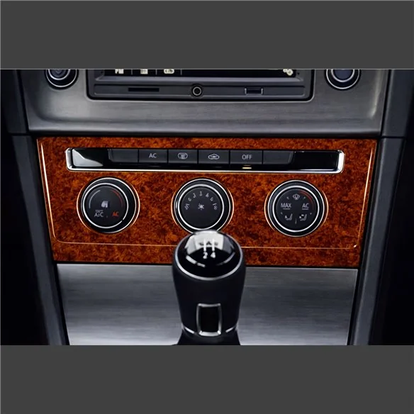 Volkswagen Golf VII 7 2012-2021 kit 3D de molduras interiores para salpicadero Kit Dash Trim
