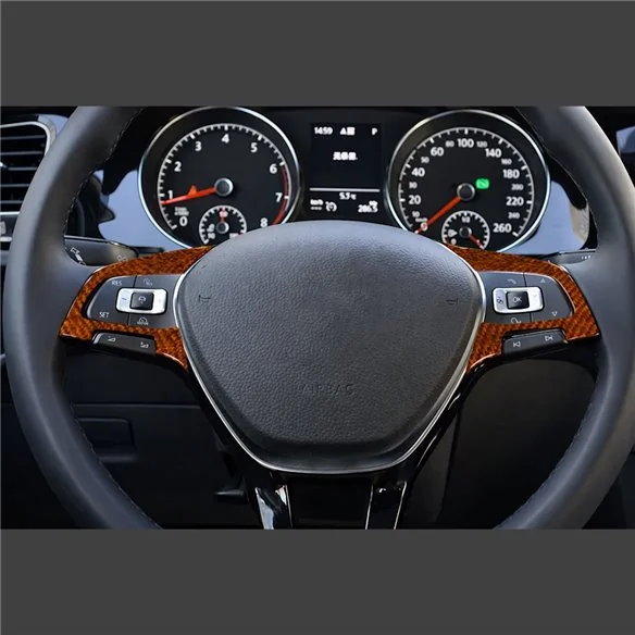 Volkswagen Golf VII 7 2012-2021 3D Interior Dashboard Trim Kit Dash Trim Dekor Kit Dash Trim