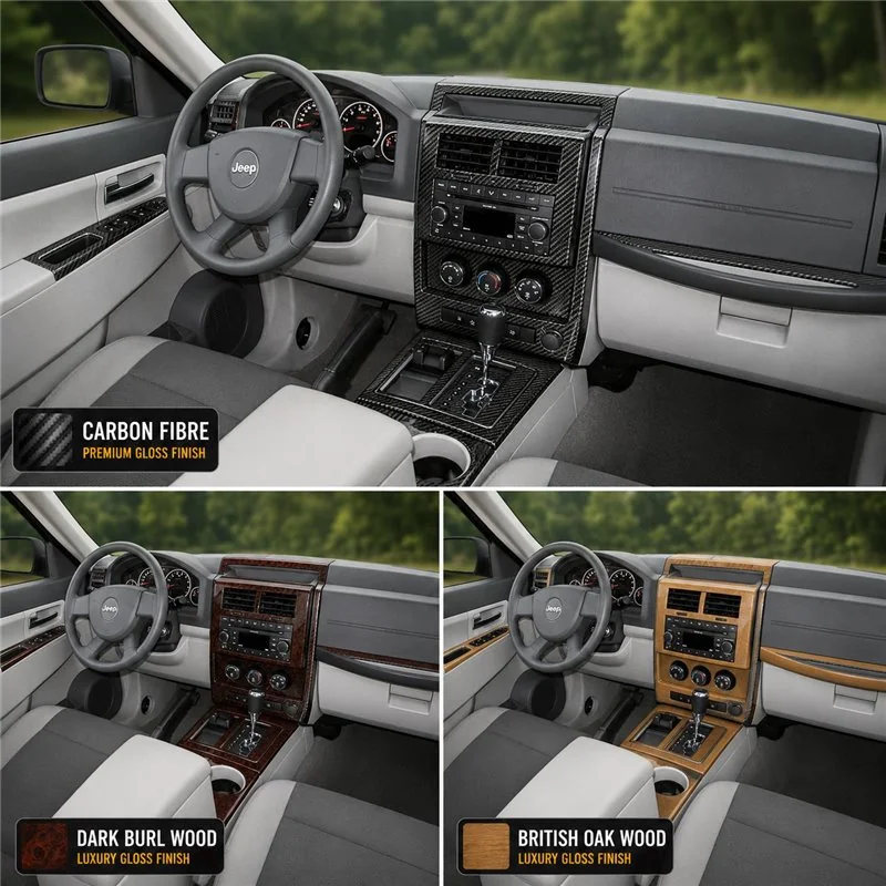 Jeep Liberty 2008 - à aujourd’hui Full universel Set, boîte manuelle boîte kit décoration intérieure tableau de bord