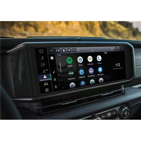 Jeep Wrangler Unlimited Rubicon 2024 3D Cockpit Dekor Interieurleisten Set 35-teilig