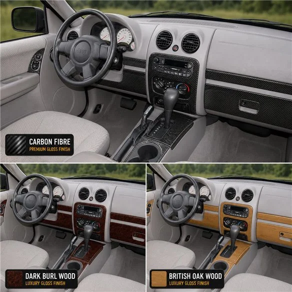 Jeep Liberty 2005-2007 Basic Set interieur dashboard decoratieset dashboard decor