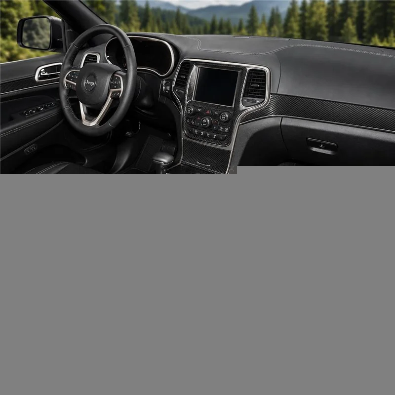 Jeep Grand Cherokee 2011-2020 interieur dashboard decoratieset dashboard decor 11 delen