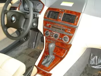 BMW X3 E83 09.2003 Manual AC 3D Decor de carlinga su interior del coche 12-Partes