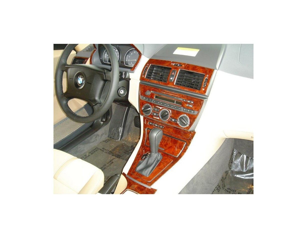 BMW X3 E83 09.2003 Manual AC 3M 3D Interior Dashboard Trim Kit Dash Trim Dekor 12-Parts