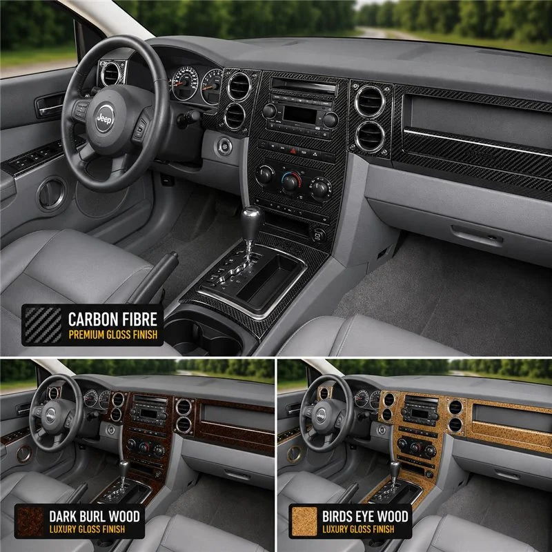 Jeep Commander 2006-2007 avec navigation kit décoration intérieure tableau de bord