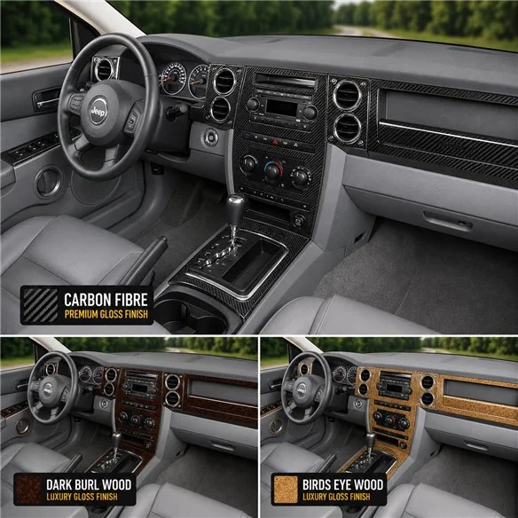 Jeep Commander 2006-2007 con navegador kit de molduras interiores para salpicadero