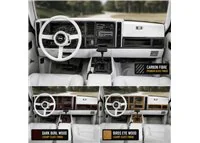 Chrysler Cherokee 1984-1997 kit rivestimento cruscotto e interni 3D 3 pezzi