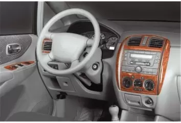 Mazda Premacy 06.99 - 12.04 3D Inleg dashboard Interieurset aansluitend en pasgemaakt op he 13 -Teile