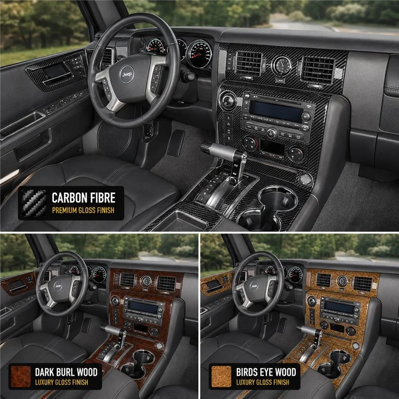 Hummer H2 2008-Actualidad juego completo kit de molduras interiores para salpicadero