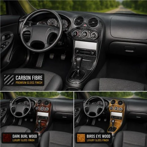 Hyundai Tiburon 1997-1999 Full Set, 10 delen set interieur dashboard decoratieset dashboard decor 2