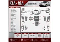Kia Optima 2007-2008 set completo; Automatic comandi climatizzatore kit rivestimento cruscotto e interni 3D