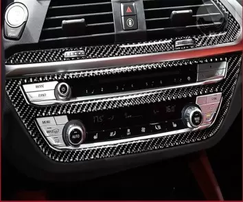 BMW X3 F25 2010–2017 3D Inleg dashboard Interieurset aansluitend en pasgemaakt op he 54-Teile