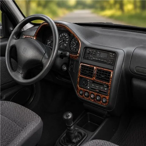 Peugeot 106 1991-1996 3D dashboard sierlijstset, 12 delen