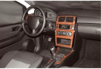 Mercedes A-Class W169 B-Class W245 07.2004 3M 3D Interior Dashboard Trim Kit Dash Trim Dekor 10-Parts