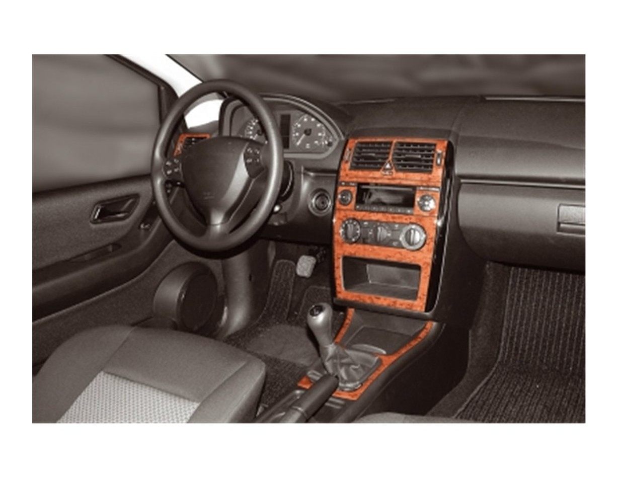 Mercedes A-Class W169 B-Class W245 2004 Mittelkonsole Armaturendekor Cockpit Dekor 10-Teilige - 1- Cockpit Dekor Innenraum