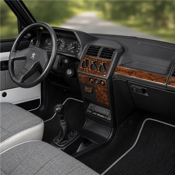 Peugeot 205 1990-1995 kit décor tableau de bord 3D, 11 pièces