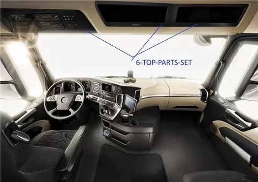 Mercedes Actros Antos 09.2011 3D Decor de carlinga su interior del coche 6-Partes