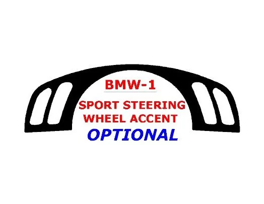 BMW X5 1998-2006 Sport Steering Wheel Accent BD Interieur Dashboard Bekleding Volhouder