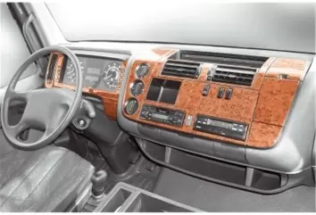 Mercedes Atego-Axor 12.01-10.04 3M 3D Interior Dashboard Trim Kit Dash Trim Dekor 51-Parts