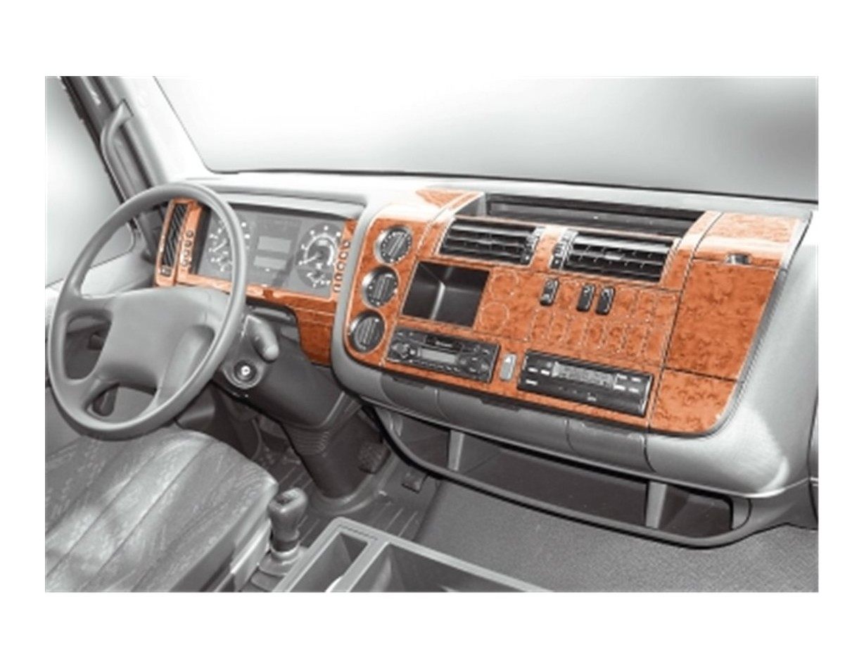 Mercedes Atego-Axor 12.01-10.04 3M 3D Interior Dashboard Trim Kit Dash Trim Dekor 51-Parts