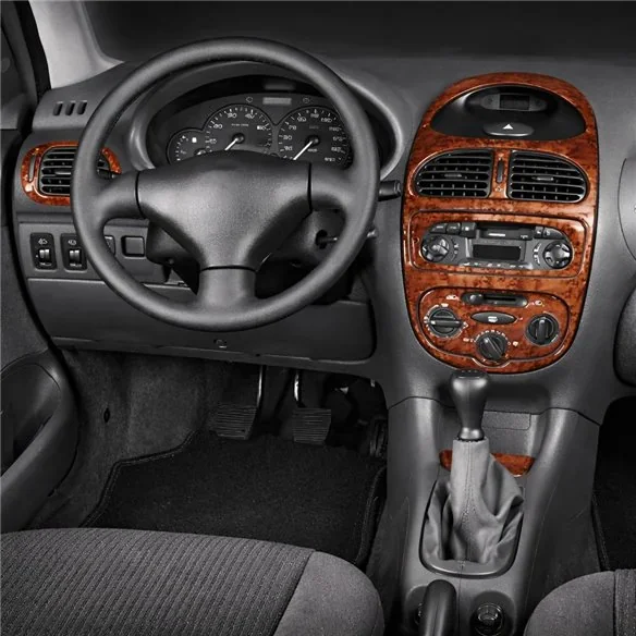 Peugeot 206 2001-2010 3D Armaturenbrett-Dekor-Set, 10 Teile