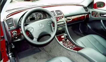 Mercedes Benz CLK 1998-2002 Full Set, Soft roof-Coupe BD Interieur Dashboard Bekleding Volhouder