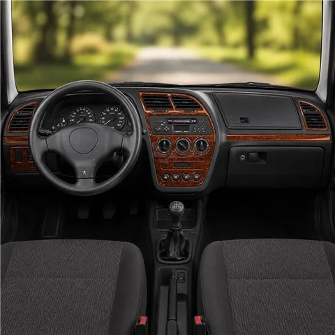 Peugeot 306 1993-1997 3D Armaturenbrett-Dekor-Set, 13 Teile