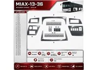 Mitsubishi Aveneu 2013-UP 3D Interior Dashboard Trim Kit Dash Trim Dekor 36-Parts