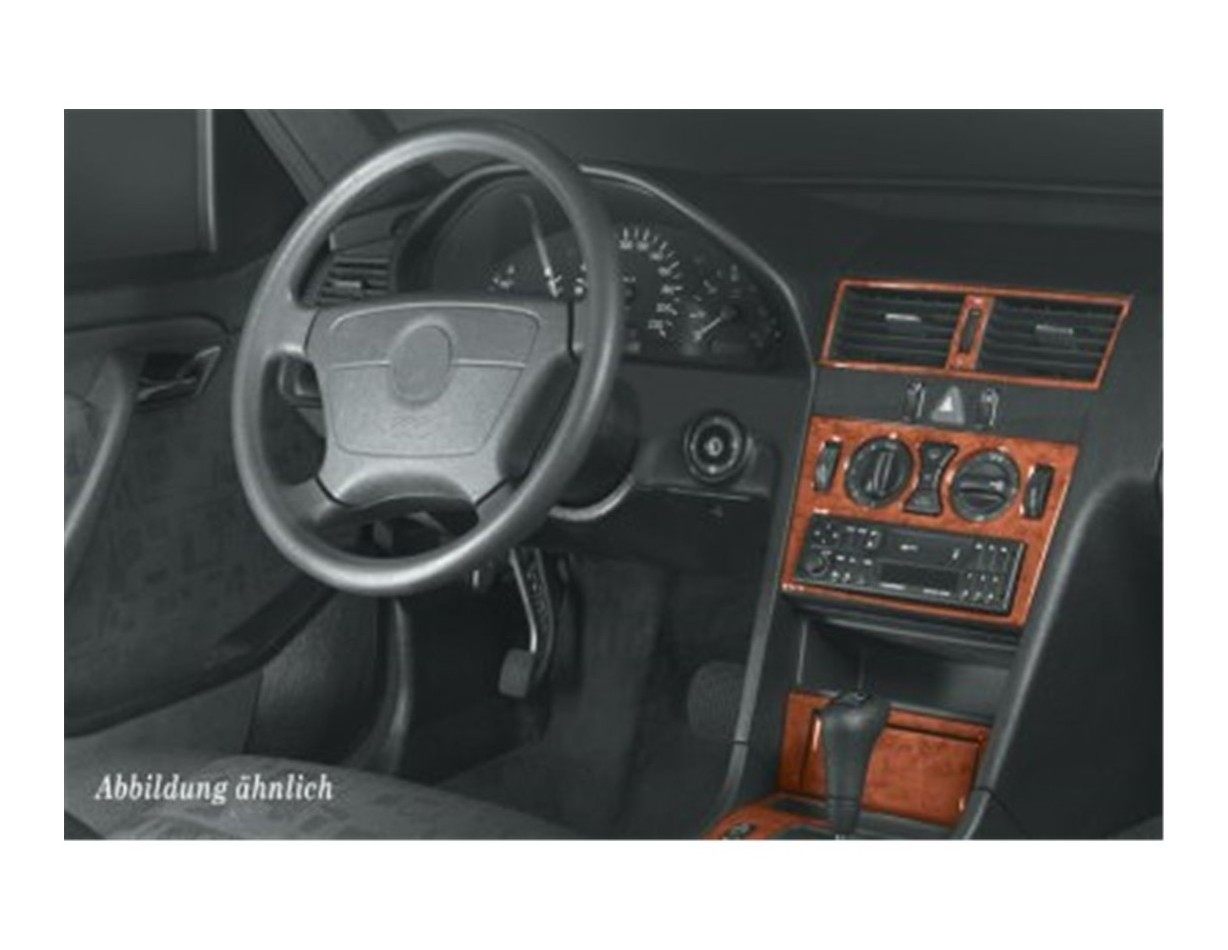 Mercedes C-Class W202 06.97-04.00 3M 3D Interior Dashboard Trim Kit Dash Trim Dekor 14-Parts