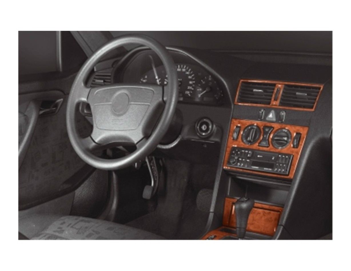 Mercedes C-Class W202 09.95-05.97 3M 3D Interior Dashboard Trim Kit Dash Trim Dekor 12-Parts